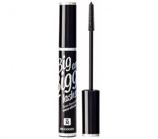 Relouis Тушь Мега Объем Big And Bigger Lashes (Большие и еще большие ресницы) Черная