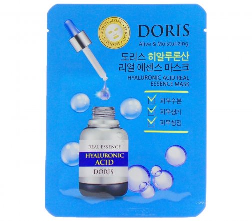 Jigott Doris Маска тканевая для лица Hyaluronic Acid 25мл