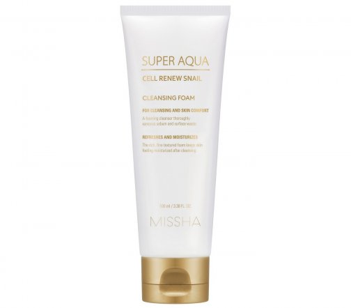 Missa Aqua Cell Renew Snail Пенка для умывания с секрецией улитки Aqua Cell Renew Snail