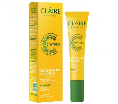 Claire Cosmetics C-Vit Pro Крем для кожи вокруг глаз Glow Therapy 15мл