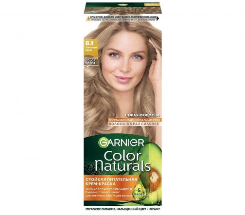 Garnier Color Naturals Крем-краска для волос 8.1 Песчаный берег