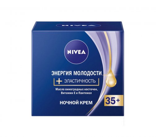Nivea Энергия молодости Крем ночной для лица 35+ 50мл
