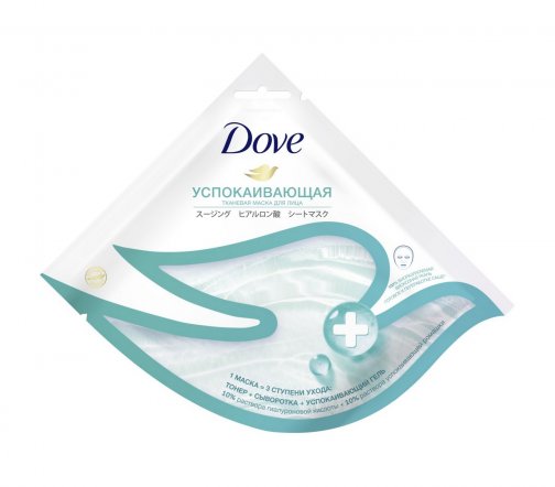 Dove Маска тканевая для лица Успокаивающая 24мл