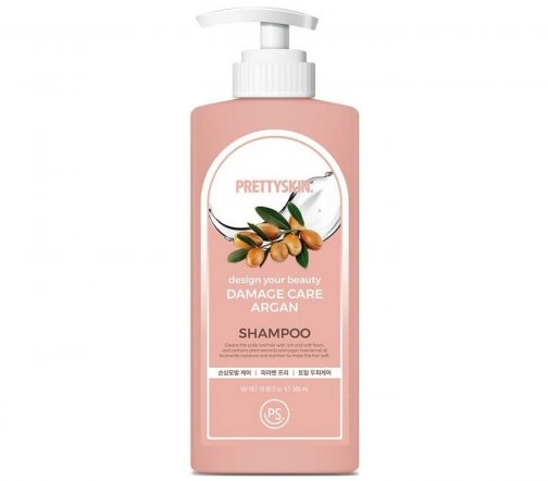 PrettySkin Argan Damage Шампунь с аргановым маслом 500мл