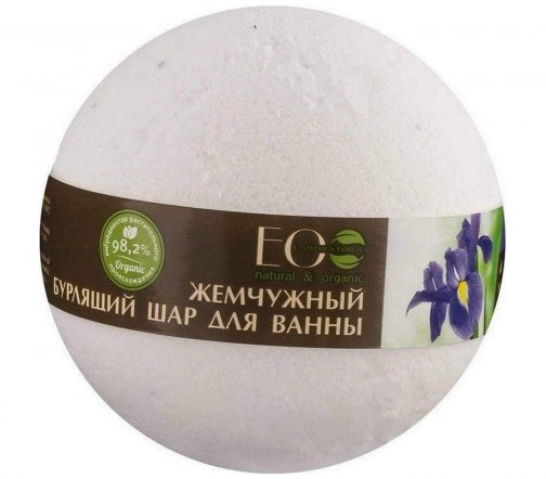 EO Laboratorie Шар бурлящий для ванны Ирис и пассифлора 220гр