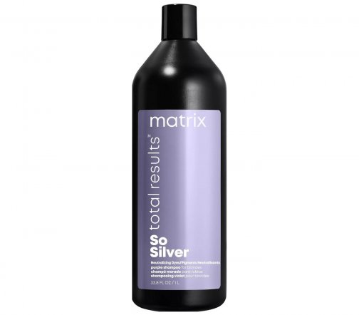Matrix Total Results So Silver Шампунь оттеночный для светлых и седых волос 1000мл