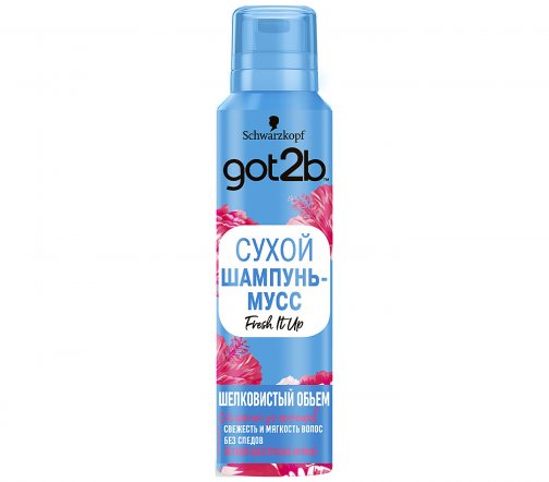 Schwarzkopf Got2b Шампунь-мусс сухой Fresh It Up шелковистый объем 150мл