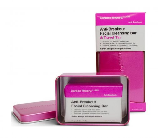 Carbon Theory Мыло для лица в мыльнице очищающее с маслом чайного дерева 80гр