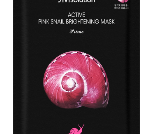 JMSolution Premium Active Pink Snail Маска-салфетка премиальная для лица с муцином розовой улитки 33