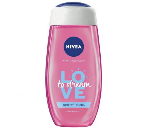 Nivea Love To Dream Гель-уход для душа Свежесть пиона 250мл
