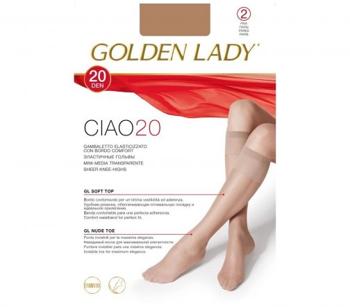 Golden Lady Гольфы Ciao 20 den