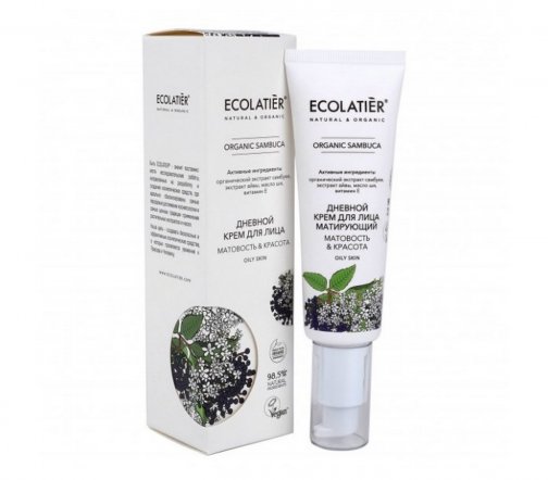 Ecolatier Organic Sambuca Крем дневной для лица матирующий 50мл
