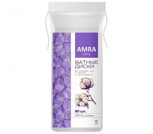 Amra Диски ватные 80шт
