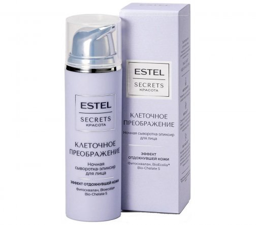 Estel Secrets Красота Сыворотка-эликсир ночная для лица Клеточное преображение 50мл