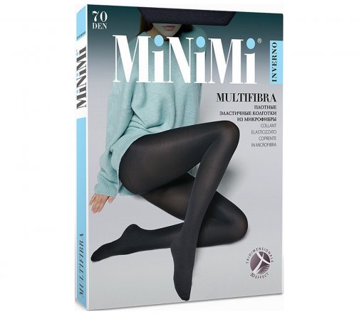 Minimi Колготки Multifibra 3D 70 den 4-L Черный