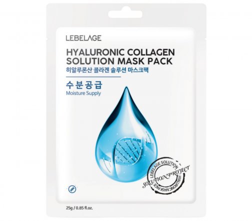 Lebelage Mask Hyaluronic Collagen Маска тканевая с гиалуроновой кислотой и коллагеном 25гр