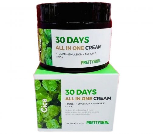 PrettySkin 30 Days All In One Cica Крем универсальный для лица с центеллой азиатской 100мл