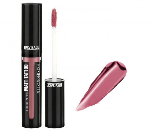 Luxvisage Помада жидкая Matt Tatto No Transfer 12H 104 Сиреневый Нюд
