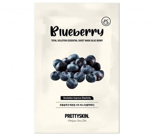 Pretty Skin Маска тканевая Blueberry 23гр