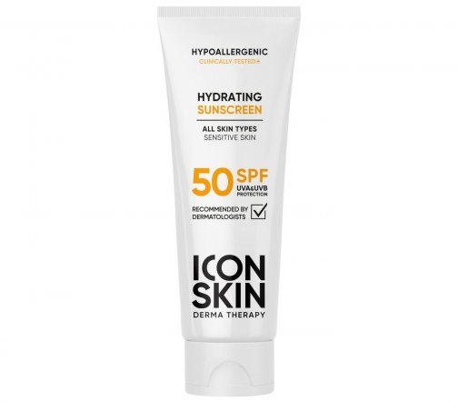 Icon Skin Крем солнцезащитный увлажняющий для тела SPF50 75мл