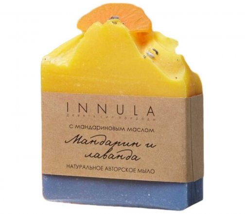 Innula Мыло натуральное Мандарин и лаванда 85гр