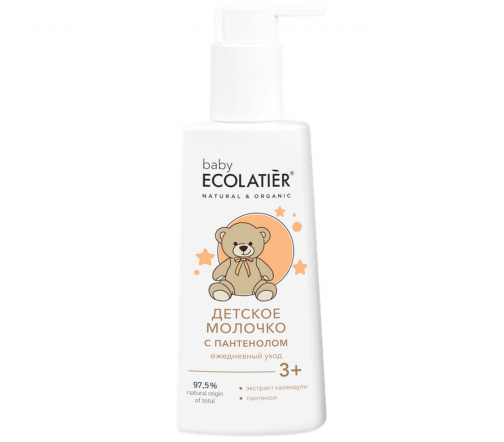 Ecolatier Baby Молочко с пантенолом Ежедневный уход 3+ 150мл