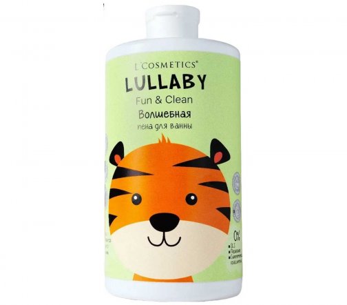 L'Cosmetics Lullaby Пена волшебная детская для ванны Тигр 750мл