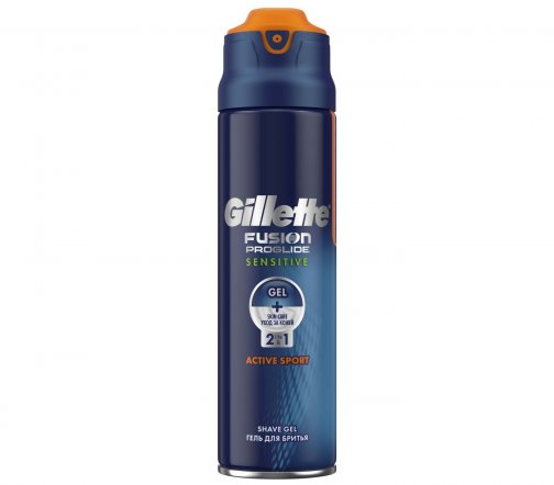 Gillette Men Fusion5 ProGlide Sensitive Гель для бритья Active Sport 170мл