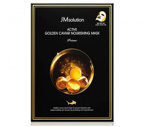 JMsolution Маска для лица тканевая с золотом и икрой 30мл