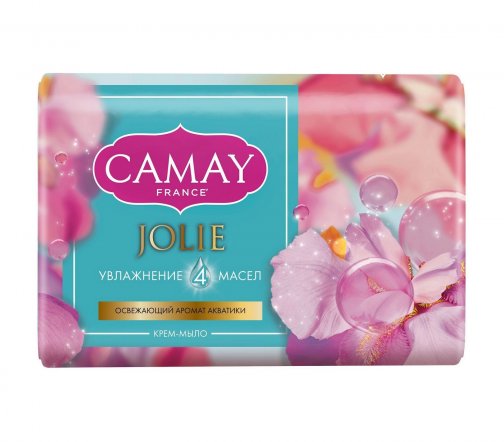 Camay Крем-мыло Jolie Увлажнение 4 масел 85гр