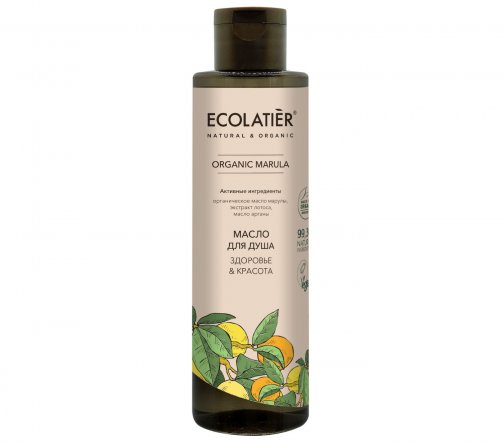 Ecolatier Organic Marula Масло для душа Здоровье и красота 250мл