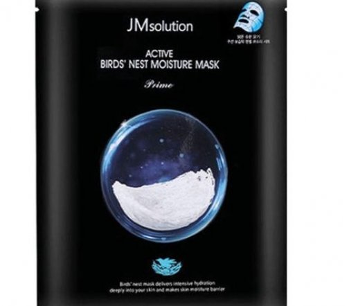JMSolution Premium Active Birds' Nest Маска-салфетка премиальная для лица увлажняющая с экстрактом л