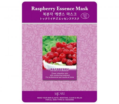 Mijin Essence Маска тканевая для лица Raspberry 23гр