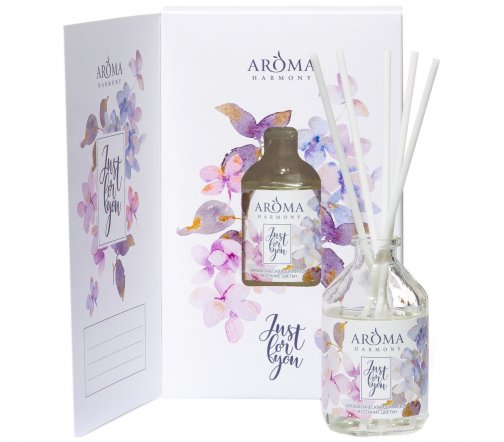Aroma Harmony Just For You Весенние цветы Набор диффузор-открытка ароматический 50мл