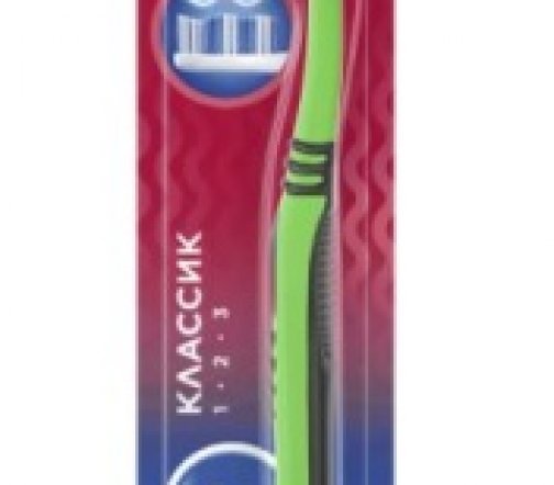 Oral-B Щетка зубная 123 Классик средней жесткости