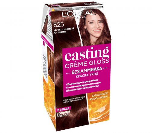 L'Oreal Paris Casting Creme Gloss Краска для волос 525 Шоколадный фондан