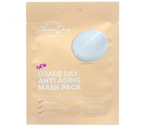 Grace Day Anti Aging Маска тканевая антивозрастная для лица 27мл