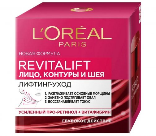 L'Oreal Paris Revitalift Крем дневной для лица и шеи 50мл