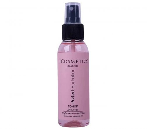 L'Cosmetics Тоник-спрей для лица Клубника и виноград 100мл