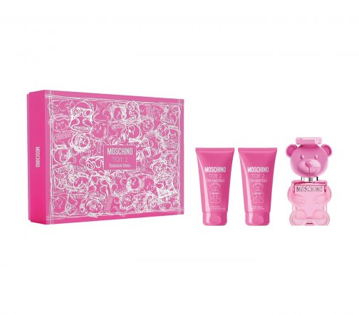 Moschino Toy 2 Bubble Gum Набор Туалетная вода 50мл+Гель для душа 50мл+Лосьон для тела 50мл