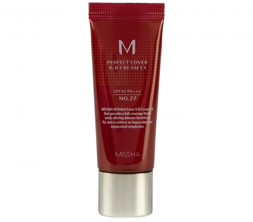 Missa M Perfect Cover Serum BB Cream Тональный BB крем антивозрастной SPF50+ PA++++ тон 27 20мл