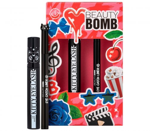 Beauty Bomb Набор Подводка для глаз Eye Catch 01+Тушь Kitty Eye Lash 01