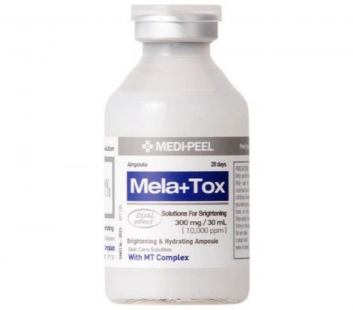 Medi-Peel Mela Plus Tox Сыворотка ампульная выравнивающая тон кожи лица 30мл