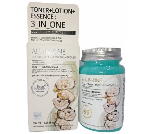 Eco Branch All In One Сыворотка для лица Pearl+Milk 100мл