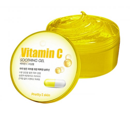 Pretty Skin Vitamin C Гель мультифункциональный для лица и тела Витамин С 300мл