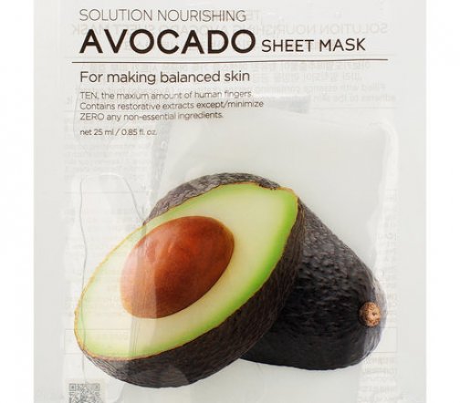 Tenzero Solution Nourishing Avocado Маска тканевая с экстрактом авокадо
