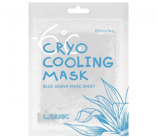 L.Sanic Cryo Cooling Маска тканевая охлаждающая с экстрактом голубой агавы 25мл