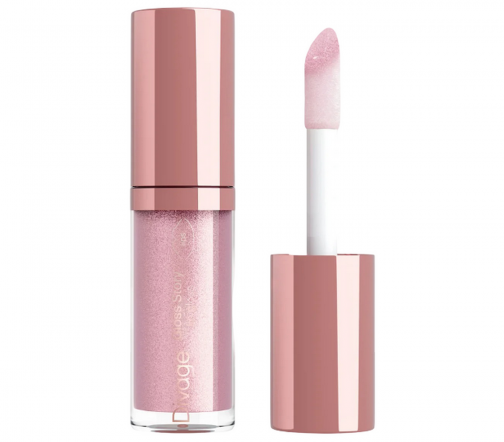 Divage Блеск L.gloss Gloss story 05 prosecco прозрачный с шиммером