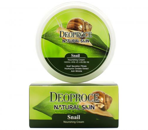 Deoproce Natural Skin Крем питательный для лица и тела Snail 100мл