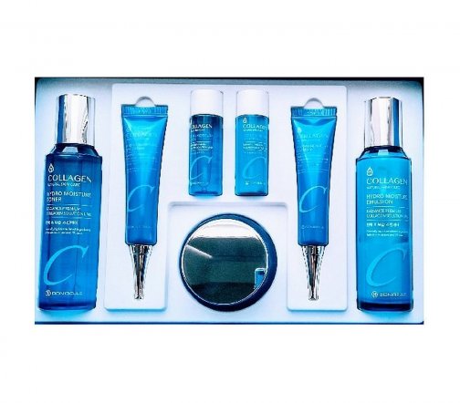 Bonibelle Natural Skin Care Collagen Hydro Moisture 5Set Набор из 7 средств с коллагеном